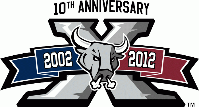 San Antonio Rampage 2011 12 Anniversary Logo iron on heat transfer